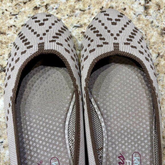 Women's Skecher Cleo 2.0 Air Cooled Memory Form Ballet Flats - Size 7.5 - Picture 10 of 13
